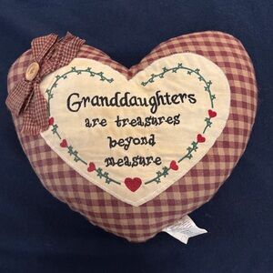 Granddaughters Are Treasures Beyond Measure Pillow